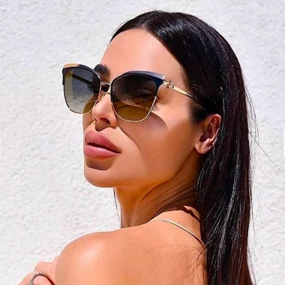 🔥 NEW JIMMY CHOO GOLD WOMEN'S SUNGLASSES
